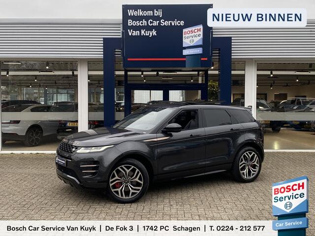 Land Rover RANGE ROVER EVOQUE 1.5 P300e AWD Autobiography / Automaat / NL-Auto / 1e-Eigenaar / Dealer-Onderhouden / Vol-Leder / Alcantara-Dakhemel / Open-Panodak / Stuur- en Stoelverwarming / Meridian-Audio / Camera-Binnenspiegel / Elektr.-Stoelen met Geheugen / Matrix LED / Adaptieve