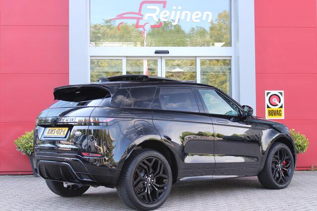 Land Rover RANGE ROVER EVOQUE 1.5 P300e AWD 254PK R-DYNAMIC HSE | PANORAMISCH SCHUIF / KANTELDAK | ELEKTRISCH VERSTELBARE VOORSTOELEN / BESTUURDERSTOEL MET GEHEUGEN | LEDEREN BEKLEDING | VOORSTOELEN VERWARMBAAR | 20" LICHTMETALEN VELGEN | KEYLESS ENTRY / START | DODEHOEK DETECTIE | E