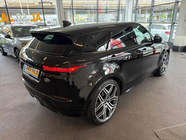 Land Rover RANGE ROVER EVOQUE 1.5 P300e AWD R-Dynamic S 300PK | Panoramadak | Meridian audio | 22''INCH | Memory seats | Stoel+Stuurverwarming | Achteruitrijcamera | Apple carplay | Navigatie | Adaptieve rijmodus | BTW VERREKENBAAR | 12/2022