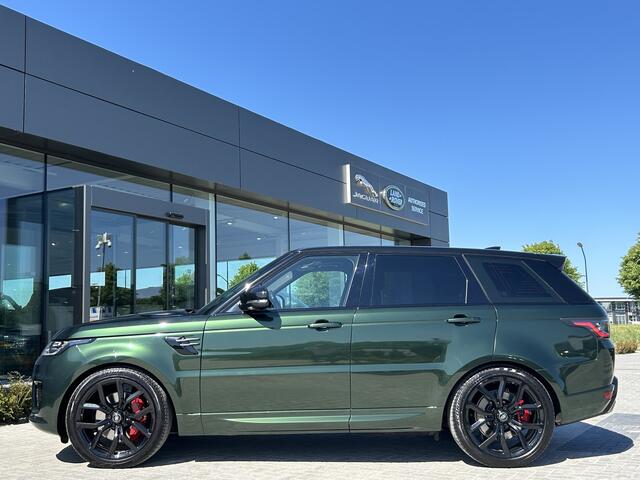 Land Rover RANGE ROVER SPORT P400e 404pk AWD HSE Dynamic | Gewrapped - Originele kleur Santorini Black | 22" SVR wielen |