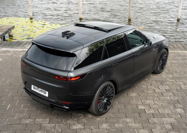 Land Rover RANGE ROVER SPORT P550e Autobiography | Santorini Black Satin - Stealth PPF | 23" inch SV | Trekhaak | Standkachel |