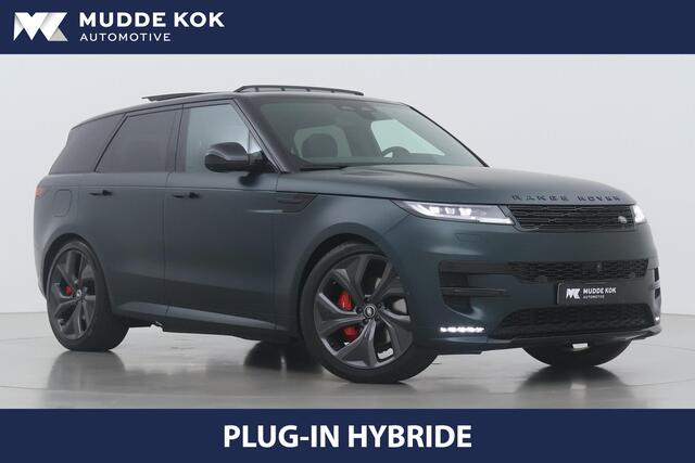 Land Rover RANGE ROVER SPORT 3.0 P460e Dynamic HSE | British Racing Green Satin | Black Pack | 23 Inch | Massage | Trekhak | Head-Up