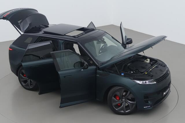 Land Rover RANGE ROVER SPORT 3.0 P460e Dynamic HSE | British Racing Green Satin | Black Pack | 23 Inch | Massage | Trekhak | Head-Up