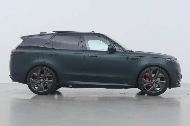 Land Rover RANGE ROVER SPORT 3.0 P460e Dynamic HSE | British Racing Green Satin | Black Pack | 23 Inch | Massage | Trekhak | Head-Up
