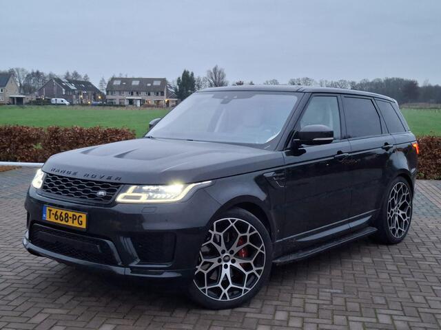 Land Rover RANGE ROVER SPORT P400 HSE Dynamic | 23" Urban LM | Volleder | Carbon pack | Carbon SVR motorkap | Uitlaatstyling SVR | CarPlay | LaneAssist | Stuurverw | Matrix Led | Etc..