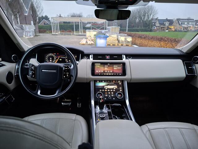 Land Rover RANGE ROVER SPORT P400 HSE Dynamic | 23" Urban LM | Volleder | Carbon pack | Carbon SVR motorkap | Uitlaatstyling SVR | CarPlay | LaneAssist | Stuurverw | Matrix Led | Etc..
