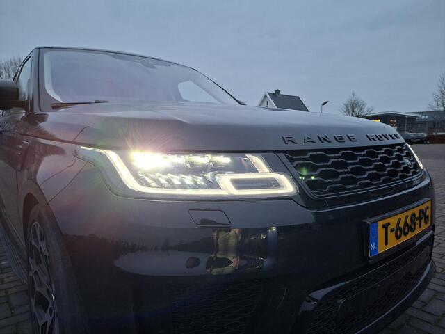 Land Rover RANGE ROVER SPORT P400 HSE Dynamic | 23" Urban LM | Volleder | Carbon pack | Carbon SVR motorkap | Uitlaatstyling SVR | CarPlay | LaneAssist | Stuurverw | Matrix Led | Etc..