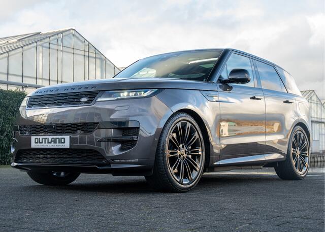 Land Rover RANGE ROVER SPORT P550e Autobiography | Nieuw Model 2026 | Enhanced Black Pack | Charente Grey | 23" inch | Trekhaak | Standkachel |