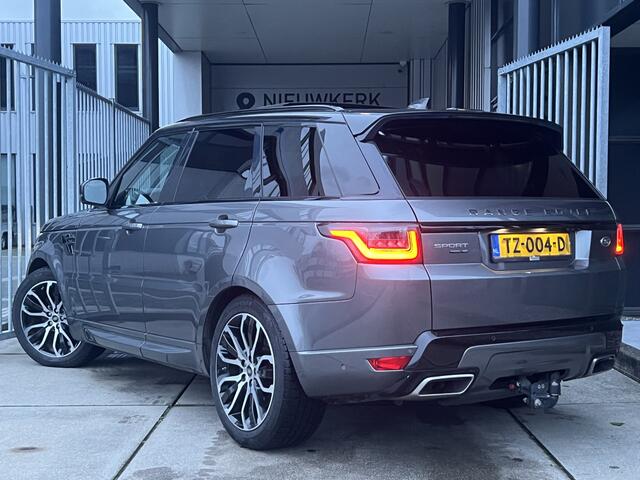 Land Rover RANGE ROVER SPORT 2.0 P400e HSE Dynamic | SCHUIF/KANTELDAK | LEDER | TREKHAAK | 360 CAMERA | HEAD-UP DISPLAY | CARPLAY/ANDROID | NAVI | LMV 21'' | ADAPTIVE CRUISE CONTROL | PDC V+A | CLIMATE CONTROL | STOELVERWARMING | KEYLESS | LED
