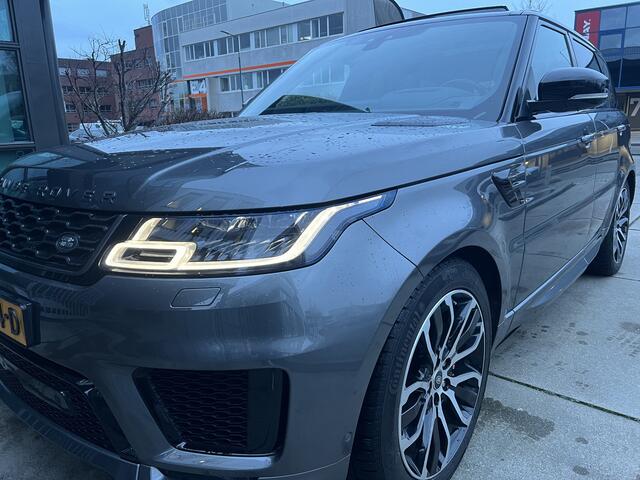 Land Rover RANGE ROVER SPORT 2.0 P400e HSE Dynamic | SCHUIF/KANTELDAK | LEDER | TREKHAAK | 360 CAMERA | HEAD-UP DISPLAY | CARPLAY/ANDROID | NAVI | LMV 21'' | ADAPTIVE CRUISE CONTROL | PDC V+A | CLIMATE CONTROL | STOELVERWARMING | KEYLESS | LED