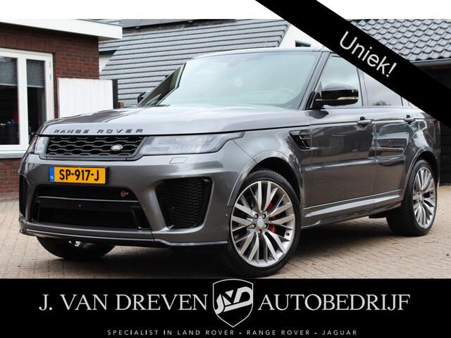 Land Rover RANGE ROVER SPORT 5.0 V8 SC SVR 576 PK ! Facelift ! Carbon ! Pano, Cruis, Airco, Stoelverw voor + achter!