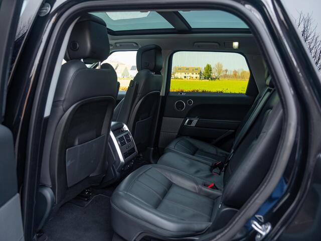 Land Rover RANGE ROVER SPORT P400e HSE Dynamic Stealth MY21 | Panodak | Meridian Surround | Volleder | Matrix LED | CarPlay | LaneAssist | Adap Cruise | Camera | Achterbank + Stuur verw | Luchtvering | Memory | Dakrails | Trekhaak | Etc.. JLR- dealer onderhouden