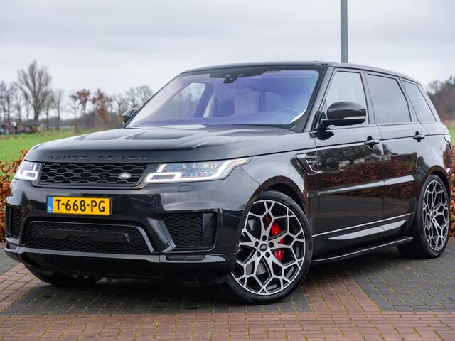 Land Rover RANGE ROVER SPORT P400 HSE Dynamic | 23" Urban LM | Volleder | Carbon pack | Carbon SVR motorkap | Uitlaatstyling SVR | CarPlay | LaneAssist | Stuurverw | Matrix Led | Etc..