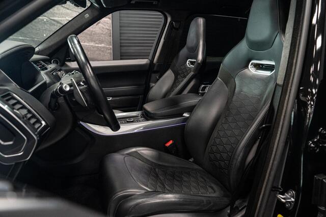 Land Rover RANGE ROVER SPORT 5.0 V8 SC SVR *URBAN / Meridian / Sport-uitlaat / Panorama / Carbon / Keyless*