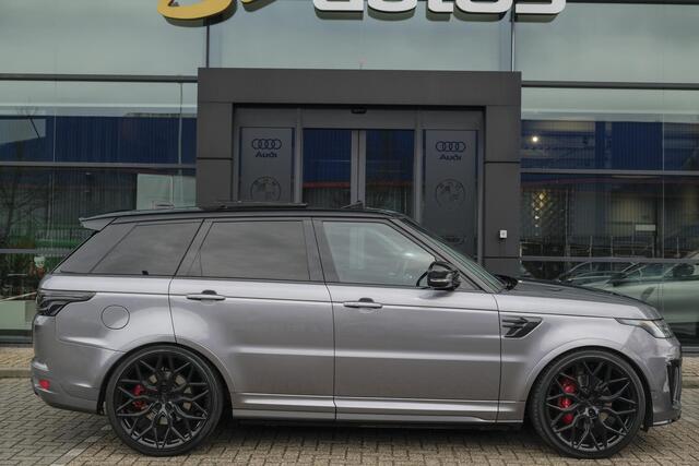 Land Rover RANGE ROVER SPORT P575 SVR 575pk Panoramadak *BTW* Carbon pakket Head-up Softclose 24" LMV Vossen