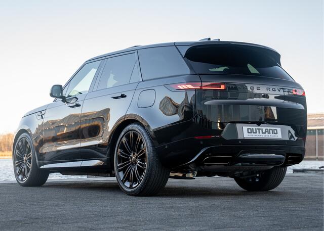 Land Rover RANGE ROVER SPORT P550e Autobiography | Santorini Black - Caraway leder | NP. ¤ 165.459,- | Full Options | Rode remklauwen |