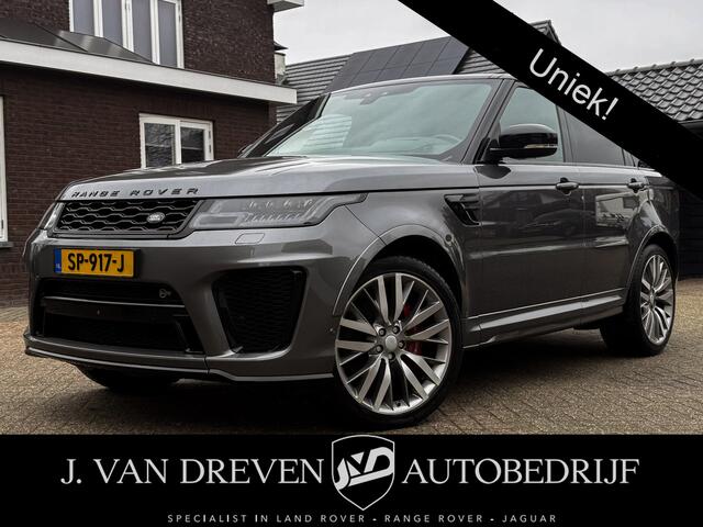 Land Rover RANGE ROVER SPORT 5.0 V8 SC SVR 576 PK ! Facelift ! Carbon ! Pano, Cruis, Airco, Stoelverw voor + achter!