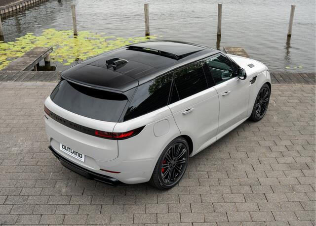 Land Rover RANGE ROVER SPORT P550e Autobiography | VERWACHT | Borasco Grey | Full Options | Enhanced Black Pack | Rode remklauwen |