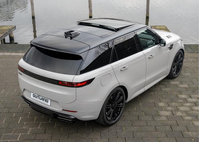Land Rover RANGE ROVER SPORT P550e Autobiography | VERWACHT | Borasco Grey | Full Options | Enhanced Black Pack | Zwarte remklauwen |