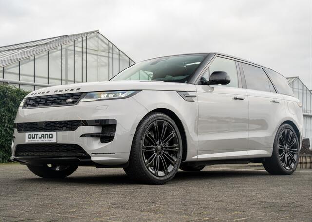 Land Rover RANGE ROVER SPORT P550e Autobiography | VERWACHT | Borasco Grey | Full Options | Enhanced Black Pack | Zwarte remklauwen |