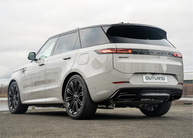 Land Rover RANGE ROVER SPORT P550e Autobiography | VERWACHT | Borasco Grey | Full Options | Enhanced Black Pack | Zwarte remklauwen |