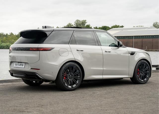 Land Rover RANGE ROVER SPORT P550e Autobiography | VERWACHT | Borasco Grey | Full Options | Enhanced Black Pack | Rode remklauwen |