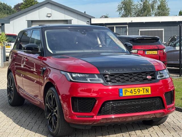 Land Rover RANGE ROVER SPORT 3.0 SDV6 HSE 2019 Panorama Rood / Zwart VOL