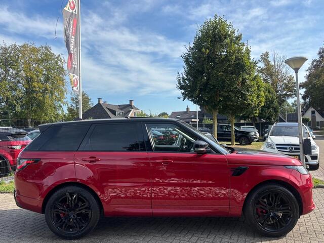 Land Rover RANGE ROVER SPORT 3.0 SDV6 HSE 2019 Panorama Rood / Zwart VOL