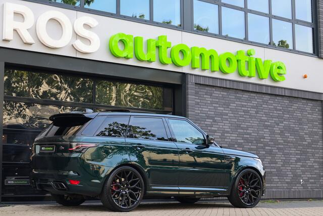 Land Rover RANGE ROVER SPORT P575 SVR | UNIEK! | SVO RACING GREEN | 24'' VOSSEN | 4X STOELVERKOELING | DEALER ONDH | HUD | ELEK TREKHAAK | – foto 2