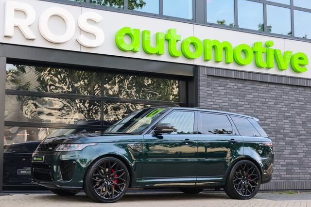 Land Rover RANGE ROVER SPORT P575 SVR | UNIEK! | SVO RACING GREEN | 24'' VOSSEN | 4X STOELVERKOELING | DEALER ONDH | HUD | ELEK TREKHAAK | – foto 3