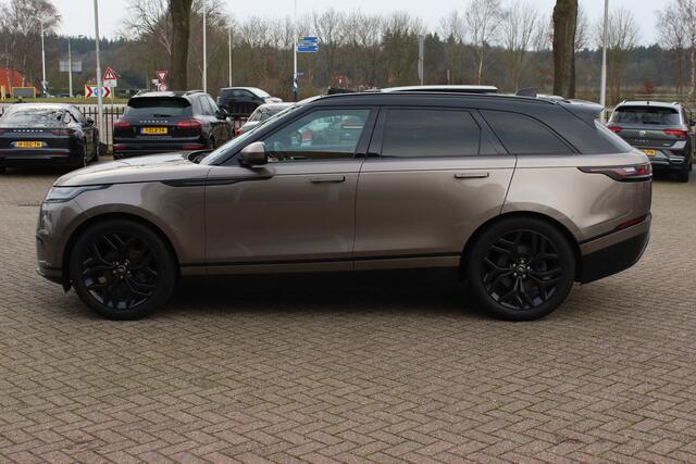 Land Rover Velar Range Rover 2.0 I4 AWD R-Dynamic HSE / Panoramadak / Camera / Head-up / Cognac Leder / 21'' / Meridian High End / Stoelmassage+Ventilatie+Verwarming / Keyless / Dodehoek / DAB / Cruise Control Adaptief