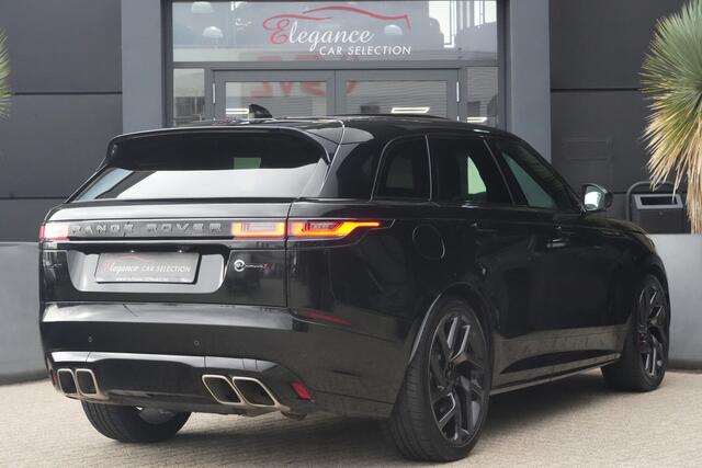 Land Rover Velar Range Rover 5.0 V8 SVAutobiography Dynamic Edition | 550PK | PANO | 360° | MERIDIAN Deze Range Rover Velar SVAutobiography Dynamic Edition is voorzien van de indrukwekkende 5.0 V8 Supercharged met maar liefst 550 PK en 700 Nm. Een combinatie die garant staat voor prestaties