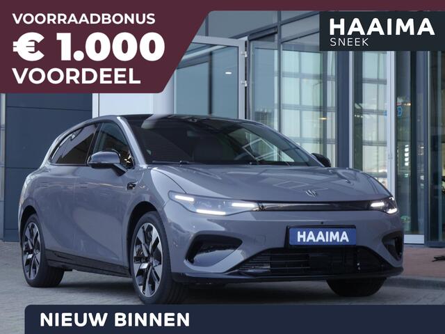 Leapmotor B05 ProMax Design 67.1 kWh | Panoramadak | Elektrisch verstelbare stoelen | Stuurwiel verwarming | Apple carplay/Android auto | Sfeerverlichting | Regensensor | Privacyglas | 19 inch lichtmetalen velgen