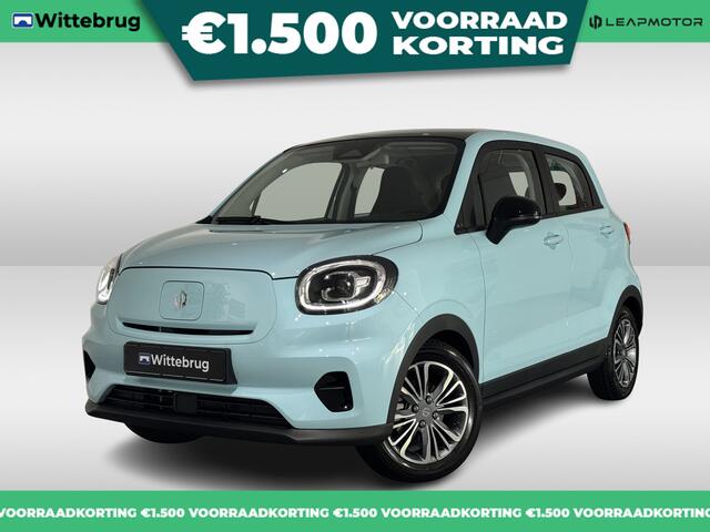 Leapmotor T03 Design 37.3 kWh Volledig Elektrisch met 265 km WLTP Range, Airconditioning, Panoramadak, Adaptive Cruise Control en Uit voorraad leverbaar!
