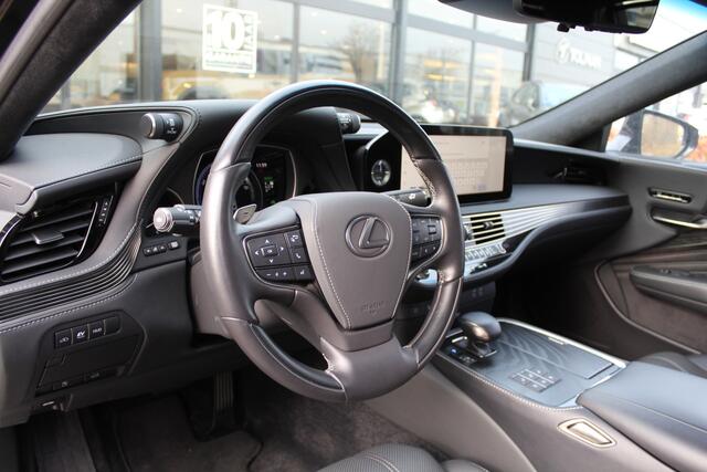 Lexus LS 500h AWD Executive Line | Rijklaar | Leder | Head Up | Mark Levinson | 20" | Stoelverw. v+a | El. stoelen v+a | Blind Spot