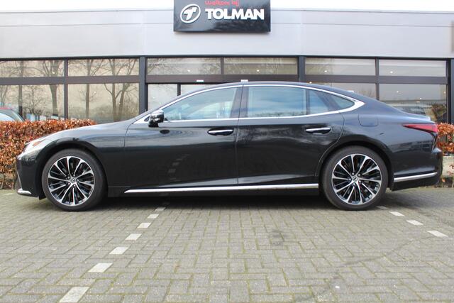 Lexus LS 500h AWD Executive Line | Rijklaar | Leder | Head Up | Mark Levinson | 20" | Stoelverw. v+a | El. stoelen v+a | Blind Spot