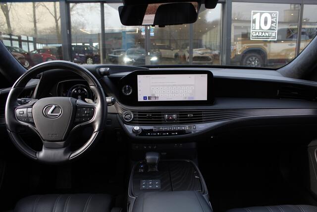 Lexus LS 500h AWD Executive Line | Rijklaar | Leder | Head Up | Mark Levinson | 20" | Stoelverw. v+a | El. stoelen v+a | Blind Spot