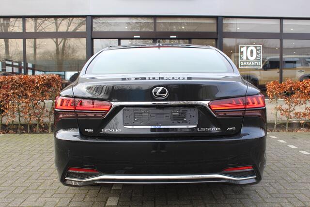 Lexus LS 500h AWD Executive Line | Rijklaar | Leder | Head Up | Mark Levinson | 20" | Stoelverw. v+a | El. stoelen v+a | Blind Spot