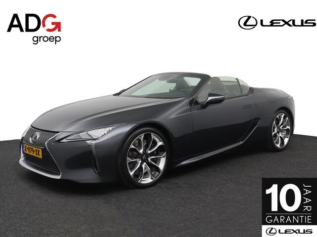 Lexus Lc Convertible 500 | Uniek! | Nekverwarming | Mark Levinson | Head-Up Display | Adaptive Variable Suspension