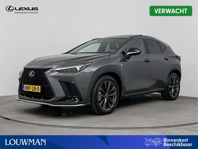 Lexus NX 450h+ AWD F Sport Line Limited | 360 Camera | Navigatie | Elektrisch glazen panorama-dak | Leder | Stoelverwarming/ventilatie | LM velgen |
