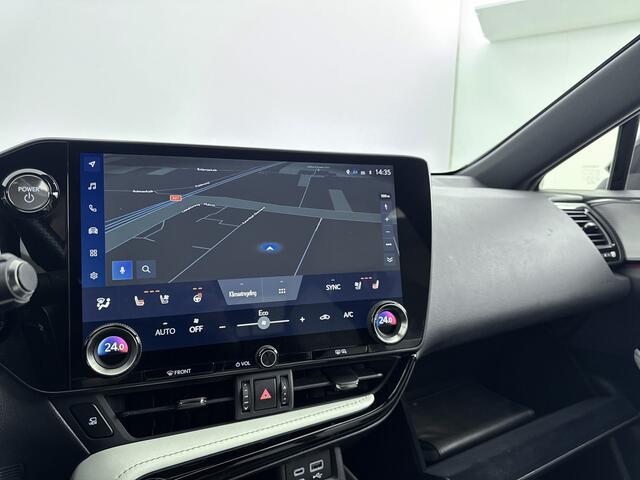 Lexus NX 450h+ AWD F Sport Line | Stoel en stuurwiel verwarmd | LM velgen | Draadloze telefoonlader | Navigatie | 360 Camera | Dodehoek Ass. |