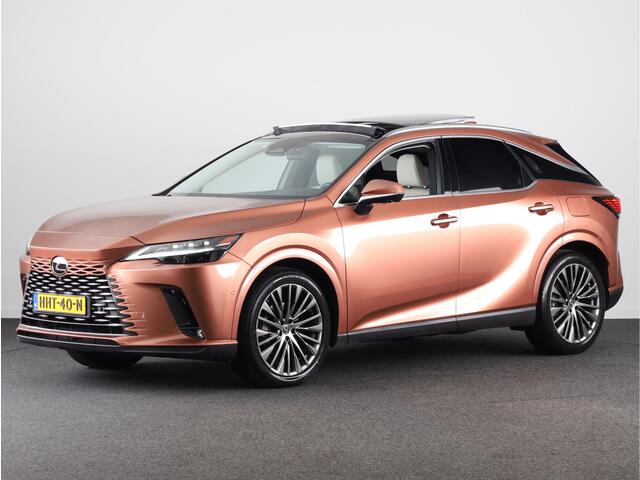 Lexus RX 450h+ Plug-in Hybrid President Line Limited | Afneembare Trekhaak | Alarm klasse 5 Voertuigvolgsysteem inbegrepen | Elektrisch glazen panoramadak |