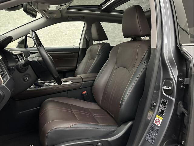 Lexus RX 450h 4WD President Line | Panorama | Origineel NL | 360 Camera | Mark-Levinson Sound | ACC | Stoelventilatie | Leder | Head-Up | Memory | Keyless-Entry | Stoelverwarming V+A | ISO-Glas | Zonwering | LED | Lane-Assist | Dodehoek | DAB | Draadloos Laden |