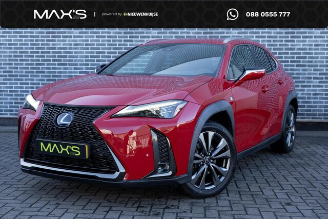 Lexus Ux 250h F Sport First Edition | Triple LED Koplampen | Achteruitrijcamera | Parkeersensoren | Keyless Entry | Elektrische Achterklep | Elektrisch Verstelbare Voorstoelen | Stoelverwarming | Cruise Control Adaptief | Dodehoekdetectie | Navigatie
