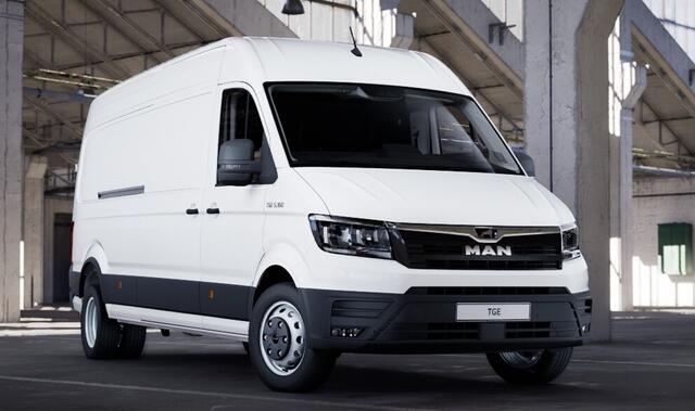 MAN TGE 5.160 | 2.0 TDI 164PK | L4H3 | 5,0T | TERUGGEKEURD | CARPLAY | GEVEERDE STOEL | | ACHTERUITRIJCAMERA |