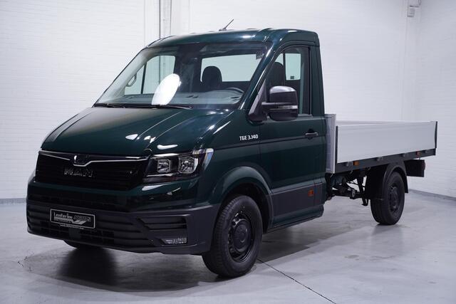 MAN TGE 2.0 TDI 140 pk L3 Pick Up / Open Laadbak Airco Apple Carplay, Cruise Control, LxBxH 345x203x40 cm, 2-Zits
