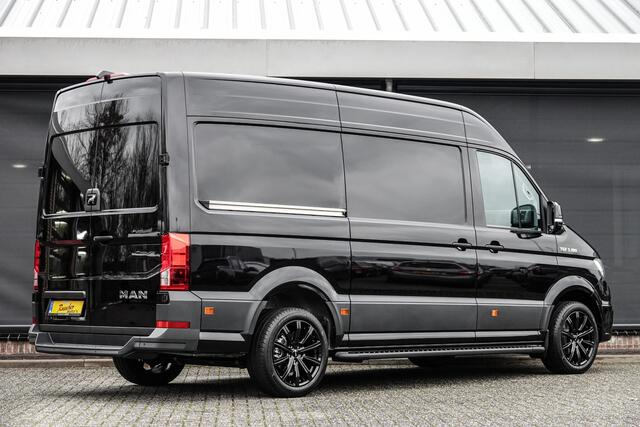 MAN TGE 35 177Pk Aut. | 3.180 | L3H3 | 2xSchuifdeur | Treeplanken | 19'' MAK | Deepblack