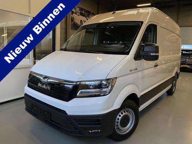 MAN TGE 3.140 L3H3 Automaat BPM VRIJ NIEUWE MODEL Cruise control Carplay Camera 2 STUKS OP VOORRAAD
