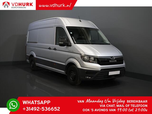 MAN TGE 35 2.0 140 pk DSG Aut. L3H3 Laadklep/ 270Gr. deuren/ Gev.stoel/ Carplay/ Camera/ Cruise