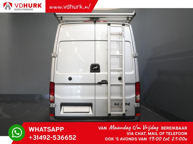 MAN TGE 3.180 DSG Aut. L4H3 DC Dubbel Cabine BPM VRIJ! 7 pers./ 270Gr. Deuren/ Carplay/ Imperiaal + Trap/ Gev.Stoel/ Cruise/ Camera